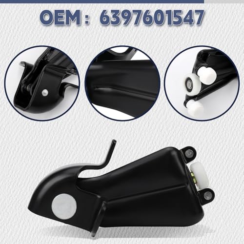 HEBERUCK Schiebetür Rollenführungssatz Rechts für Mercedes-Benz Viano W639 2003-2022, Rollenführung Laufrollen für Schiebetür Rechte Seitentür für Vito/Mixto Van W639 6397601347