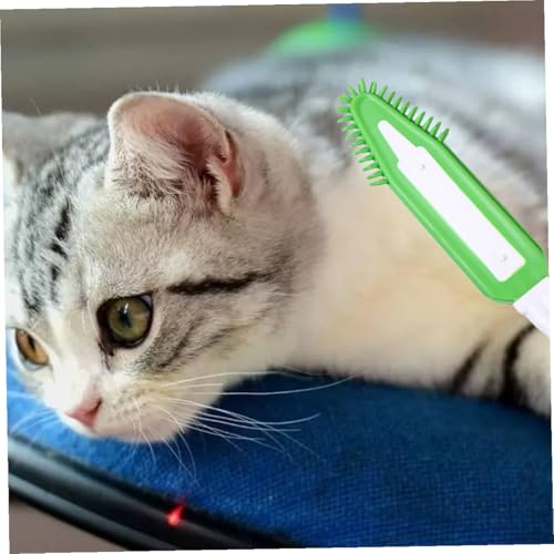Cepillo silicona mascotas para eliminar enredos de gatos sin dolor 7