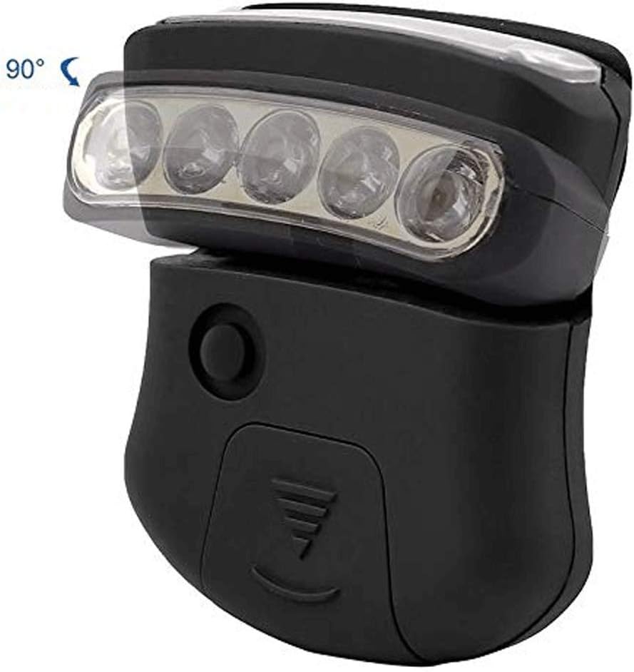 Outdoor headlamp-Bright Mini Clip on Cap Light - Rechargeable Waterproof Hat Light Flashlight Headlamp for Fishing Camping Hand Work Baseball Caps
