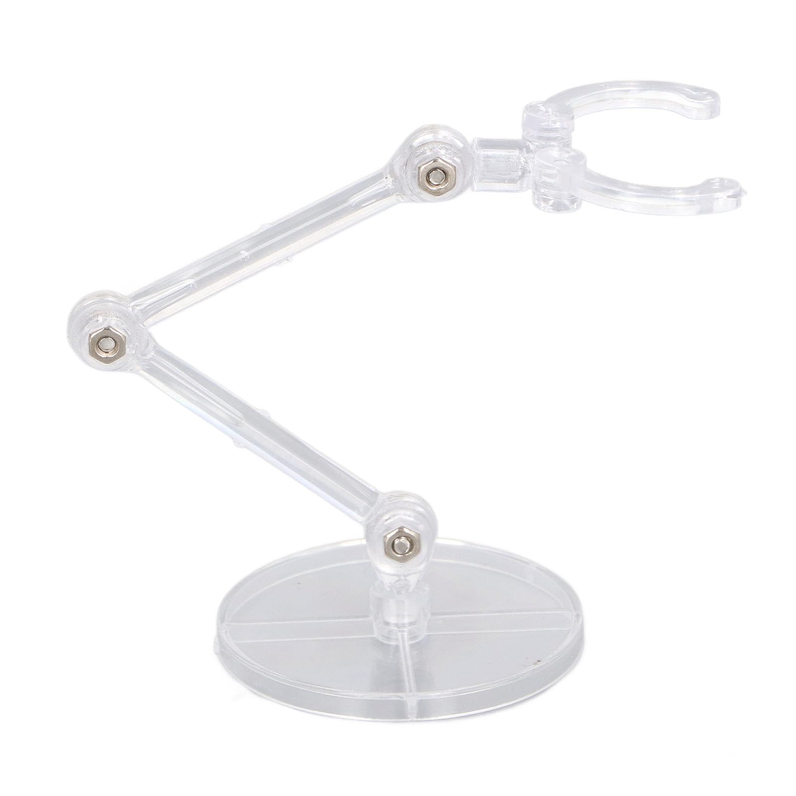 Soportes para Muñecas, 10 Piezas de Soporte de Exhibición de Figuras de Acción para Modelos de 6 Pulgadas con Soporte Ajustable, Compatible con la Serie de Muñecas Móviles con (Transparente)