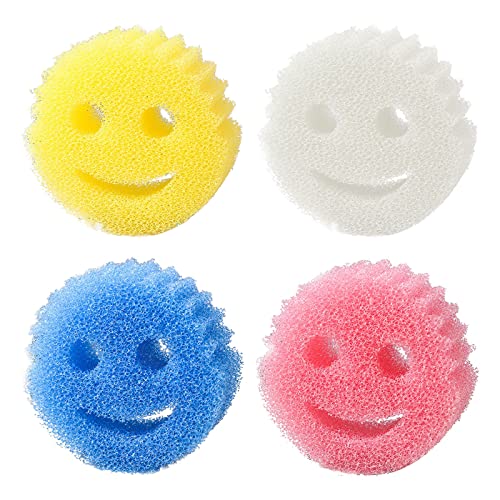 2023 Funny Scratch Dish Sponge Remove Stain Honeycomb Sponge, 1Pc Durable Household Kitchen Cleaning Cotton Made With Polymer Foam #TOP5