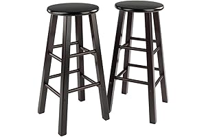 Winsome Wood Element Bargain Bar Stools - An Espresso Duet