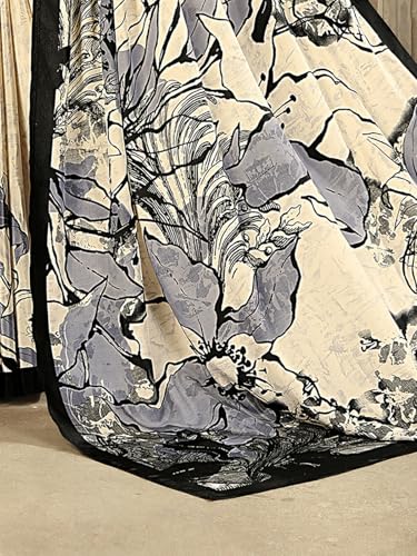 Image of SIRIL Women's Crepe Silk Printed Saree with Unstitched Blouse Piece