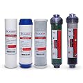 LiquaGen- Yearly Replacement Kit for a 6 Stage Dual (RO/DI & Drinking) Water Filter System | Reverse Osmosis Water Purifier Set w/Alkaline Water Filter | Countertop or Under Sink Water Filter