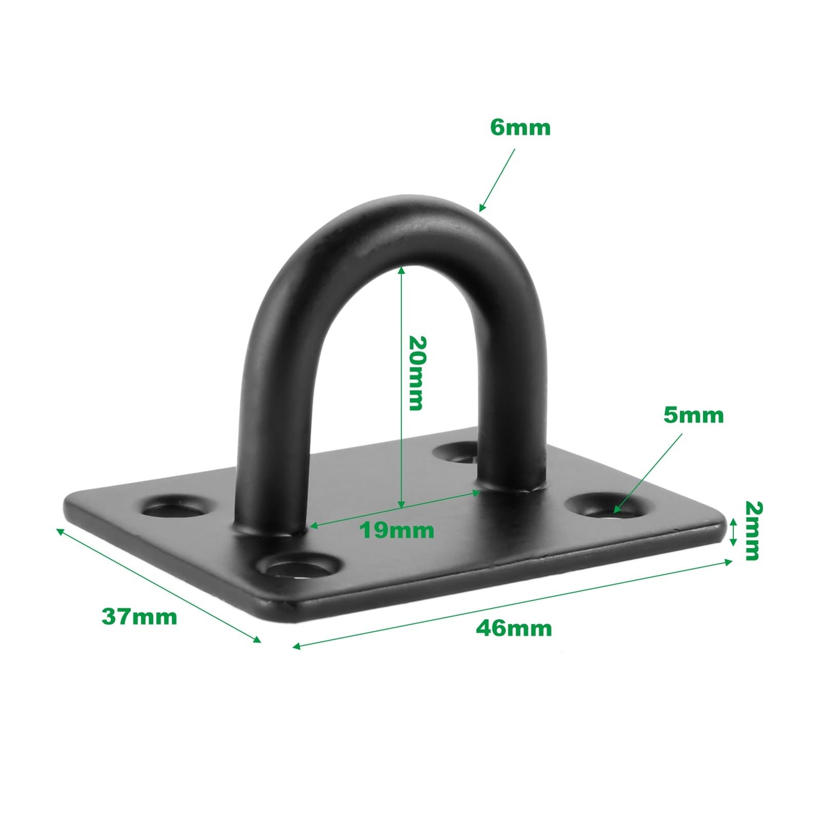 Collegato al soffitto, 1 gancio da soffitto in acciaio inossidabile(6MM)