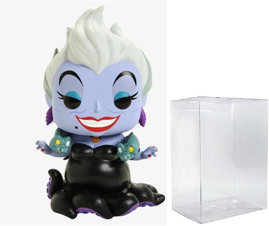 Disney Princess: The Little Mermaid - Ursula with Eels Funko Pop! Vinyl Figure (Bundled with Compatible Box Protector Case), Multicolor, 3.75 inches