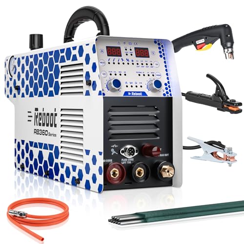 Reboot Soldadora y Cortadora Plasma 7 en 1, Doble Voltaje 120/240V, Corte hasta 16mm, MMA/MIG/TIG Lift/Puntos/Aluminio – Para Taller