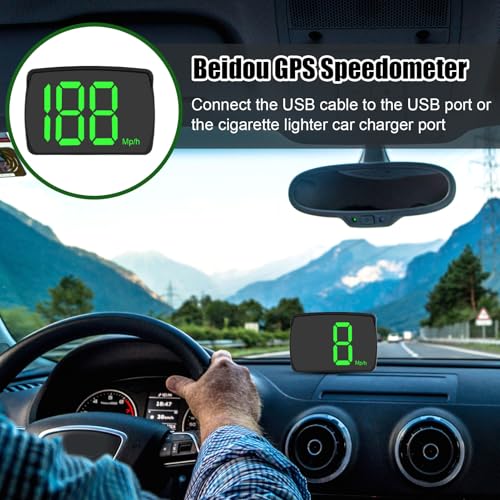 Velocímetro GPS digital para salpicadero de camiones y coches 6
