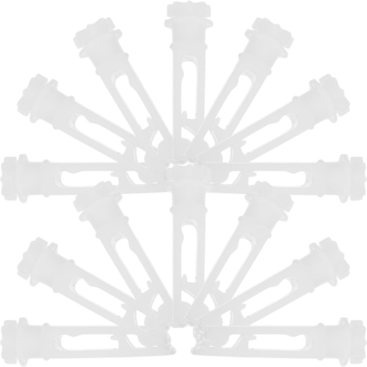 PRETYZOOM 100pièces Tiges De Remplacement PVC pour Stores Verticaux Accessoires De Réparation De Stores à Lamelles Verticales