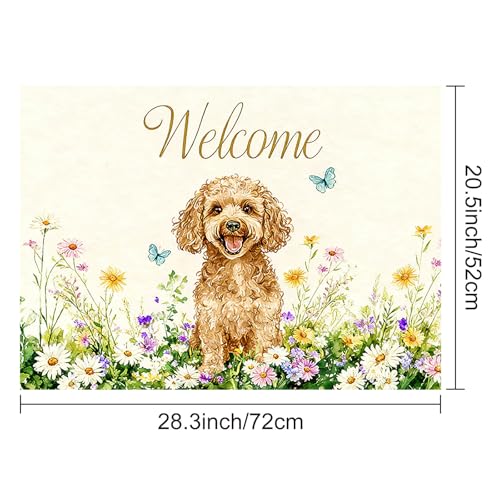 Image of HOMETITUTE Spring Dog Stove Top Cover 28x20 Heat Resistant Protector Mat