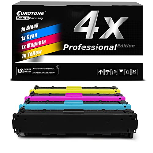 Eurotone Toner Cartridges kompatibel für HP Color Laserjet CP 1210 1213 1214 1214 1215 1216 1217 1513 1513 1514 1515 1516 1517 1518, CB540A CB541A CB542A CB543A 125A Eurotone Toner Cartridges kompatibel für HP Color Laserjet CP 1210 1213 1214 1214 1215 1216 1217 1513 1513 1514 1515 1516 1517 1518, CB540A CB541A CB542A CB543A 125A