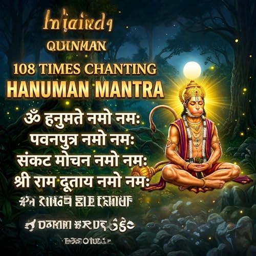 Om Hanumate Namo Namah 🙏 | 108 Times Hanuman Mantra Chanting Powerful Hanuman Mantra 🐒 | 108 Jaap | Om Hanumate Namo Namah