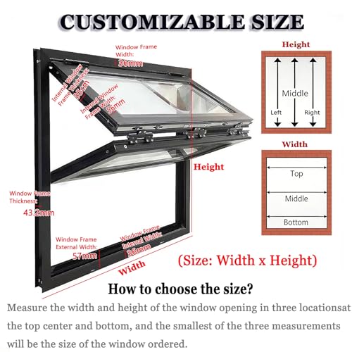 Ventana de servicio plegable para cafetería de comida rápida y food trucks modernos 2