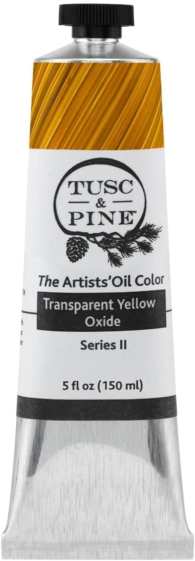 Tusc & Pine Artist Oil Paint - Cobalt Caribbean, 40 ml, Non-Yellowing, Rich & Creamy Consistency, Maximum Pigment Load, Small Batch Milled Oil Paints Made in the USA for Professional Artists