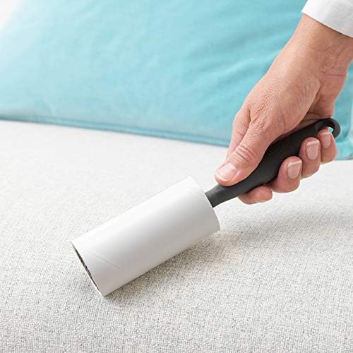 IKEA BASTIS Fusselrolle grau mit 40 selbstklebenden Bögen, 10 Stück