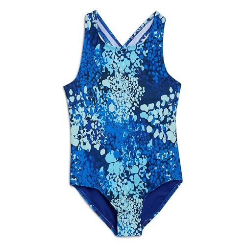 Image of Lands' End Girls' UPF 50+ Stretch Crisscross Back One Piece Swimsuit
