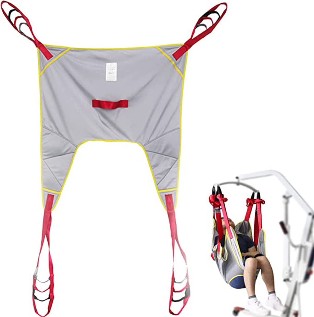 arnés de elevación de Pacientes de Cuerpo Completo médico, Paciente Honda Levantador,Elevador de Pacientes Correas de elevación, Eslingas de elevación de Pacientes,M