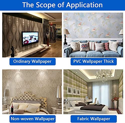 40mm Edelstahl Tapete Kantennahtrolle Flache Andruckrolle Dekoration Naht DIY Werkzeug