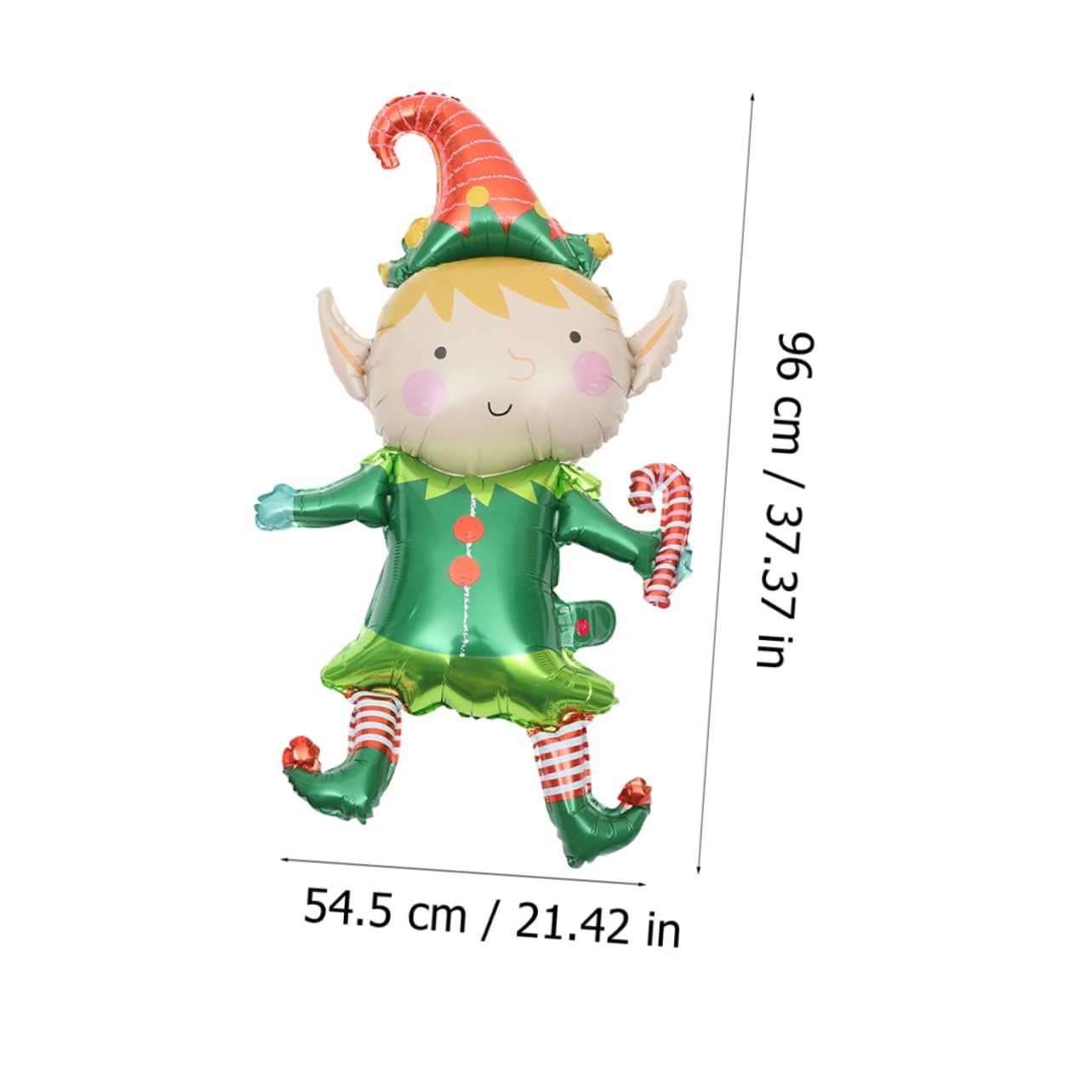 Cabilock 50pezzi Palloncini Natalizi in Alluminio Di Zucchero Decorazioni Per Feste Di Natale Compleanni Shower e Celebrazioni