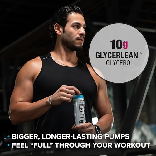 Image of LABRADA Charge Pre Workout Taster Pack RTD Drink - Pump, Energy, Endurance with 10g Glycerol, 6g L-Citrulline Malate, 4g Beta Alanine, 300mg Caffeine, + Total Hydration, 2 Servings