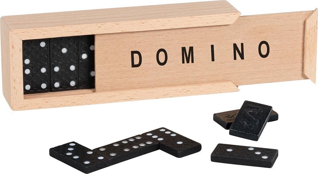 Amazon.com: Classic Domino in Wooden Box Game (28 Piece) : Toys