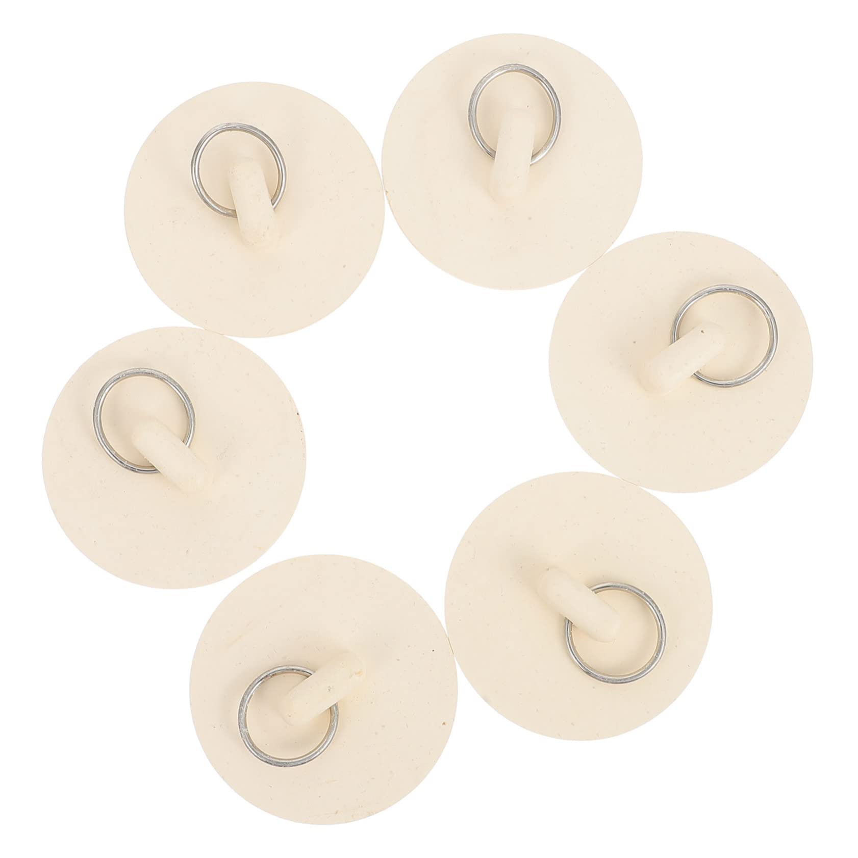 Angoily 2 Pièces Bouchons Lavabo Caoutchouc Couvre-Drain Plat Anti