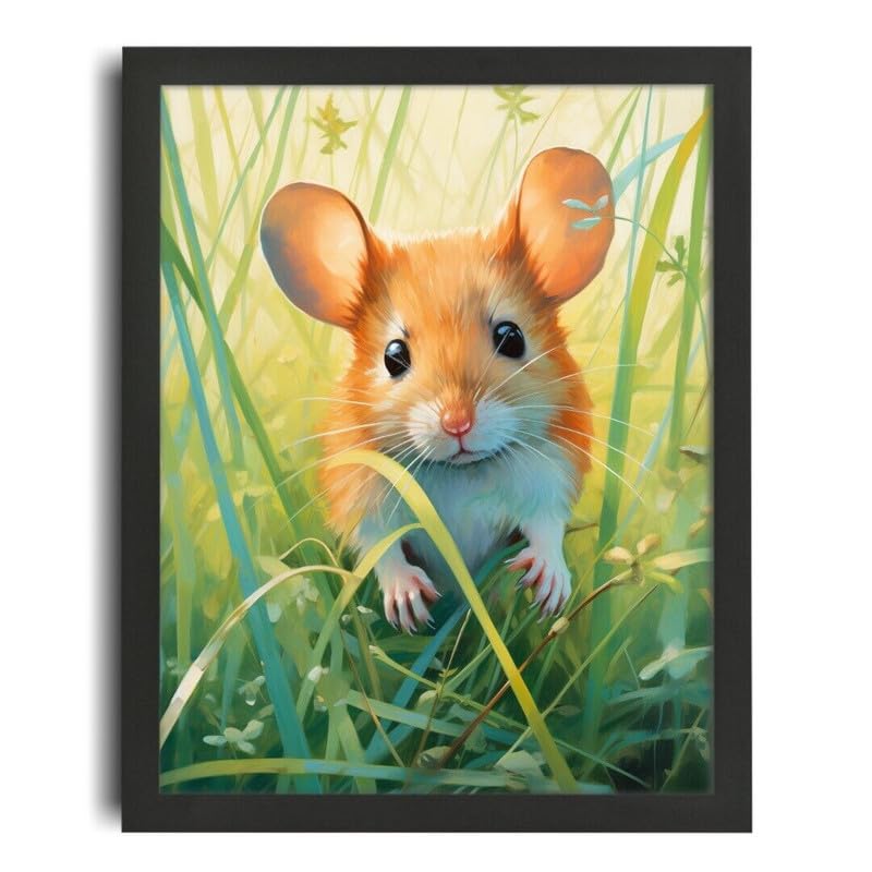Affiche souris mignonne poster toile géante A0 pour décoration murale de maison