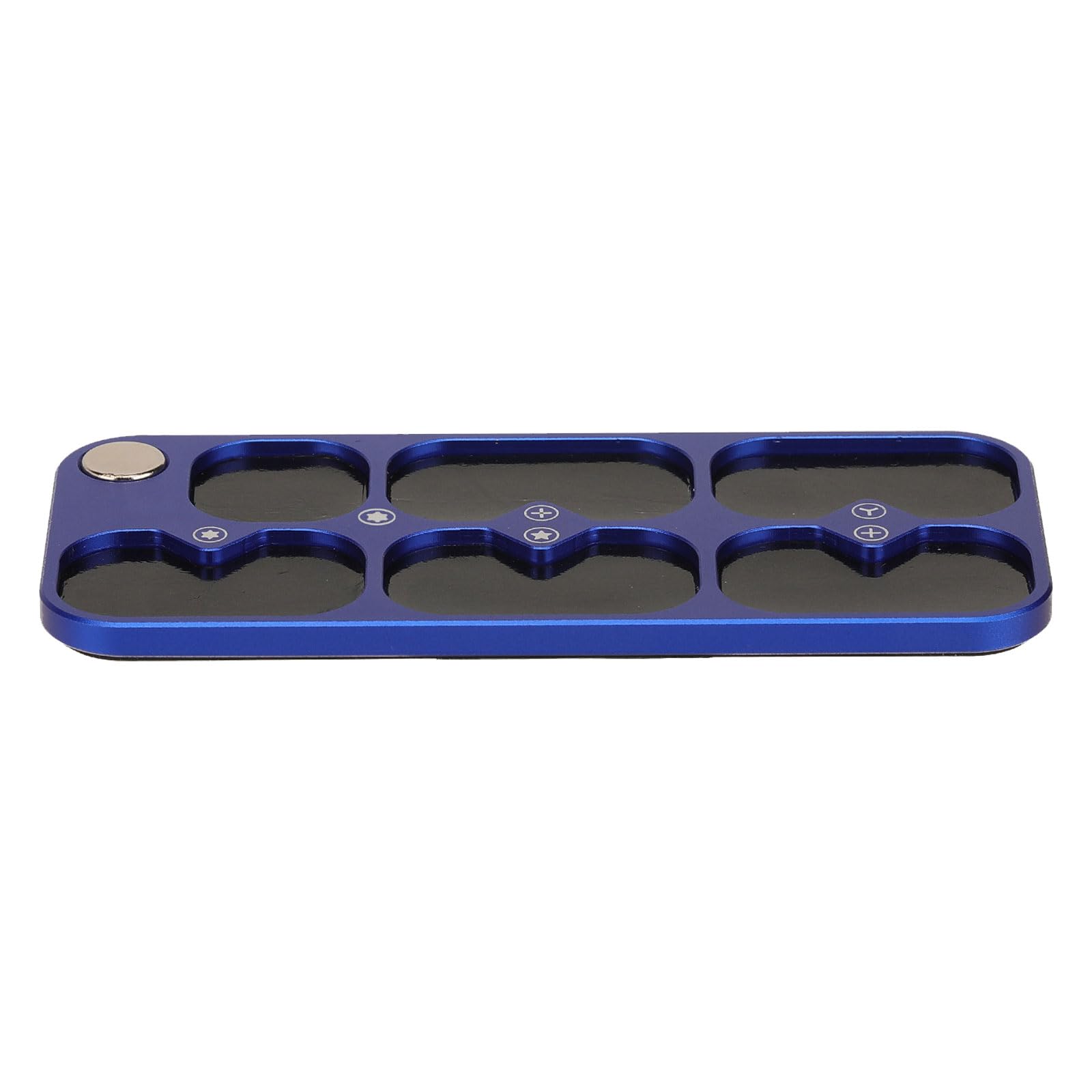 Hsioluted Miniature With 6 Compartments Secure Holding Shockproof Lightweight Hardware Portable Tray