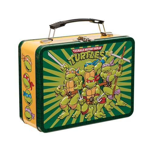 Vandor 9 by 7.5 by 3.5-Inch Teenage Mutant Ninja Turtles Tin Tote, Multicolored