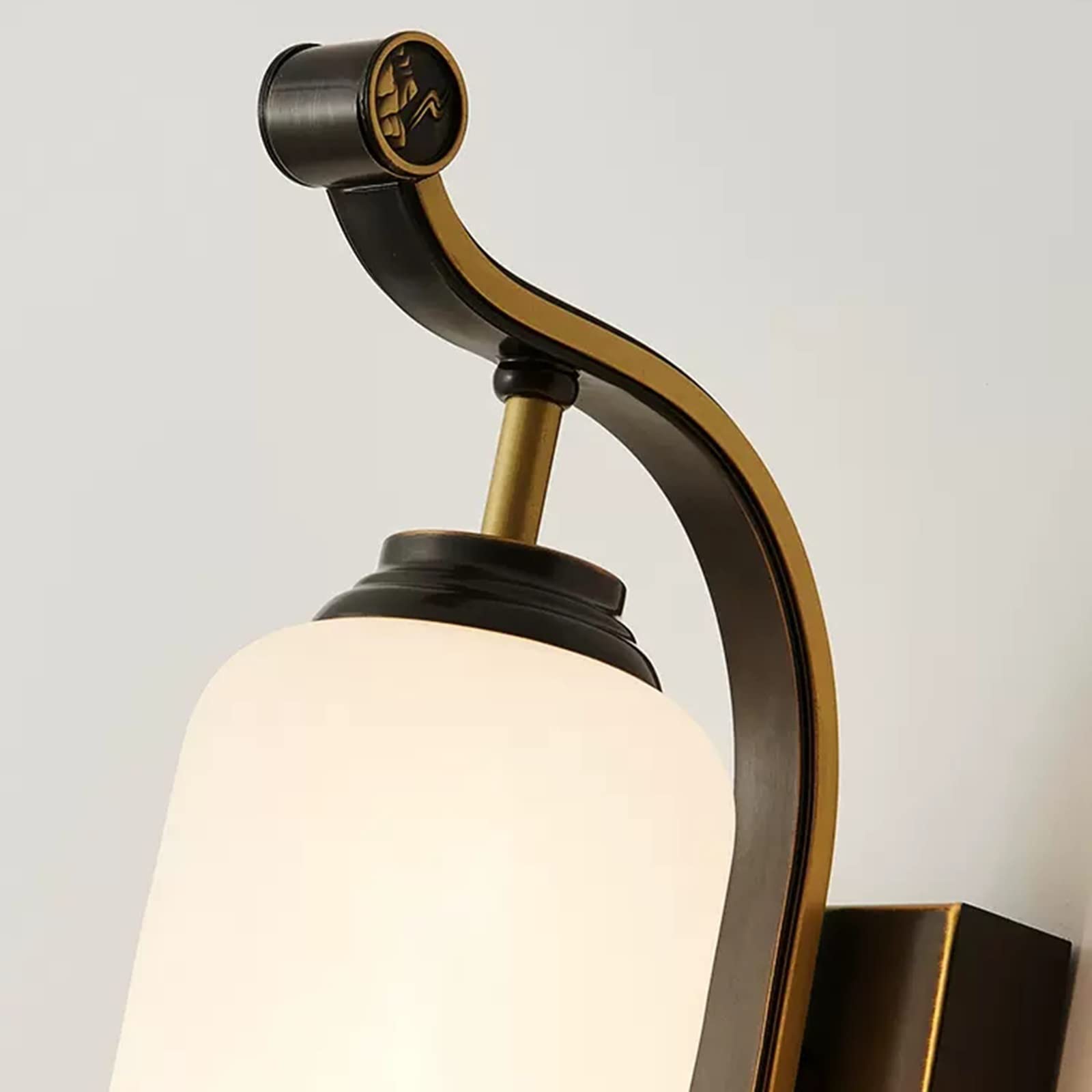 Lampade da Parete Creative, Moderne e semplici, in Stile Cinese, per Soggiorno e Camera da Letto, Illuminazione per Specchio e corridoio.