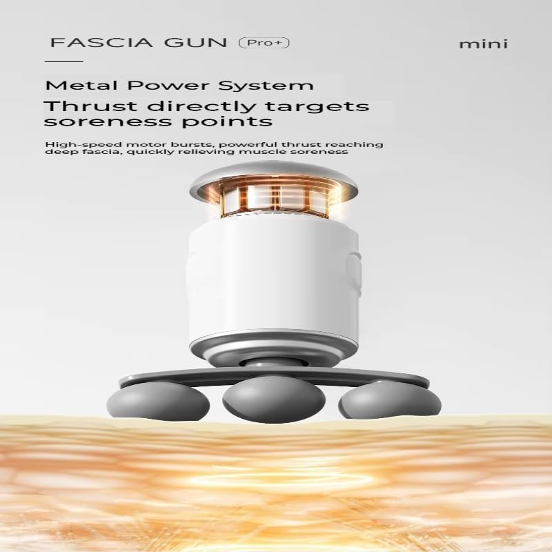 Image of 9 In 1 Mini Gun Massager Machine for Pain Relief - Body, Neck, Shoulders, Back, Arms & Feet Massager- 6 Speed Type-C Charging for Muscle Pain Relief Recovery (Style 1)