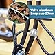 2 Stück Kraftstoff Rückschlagventil, 8mm Aluminium Ventil Rückschlagventil, Benzinhahn 8mm, für Öl und Wasser, Benzin, DieBsel, Auto, Boot, Motorrad, Vergaser, Niederdruck-Systeme