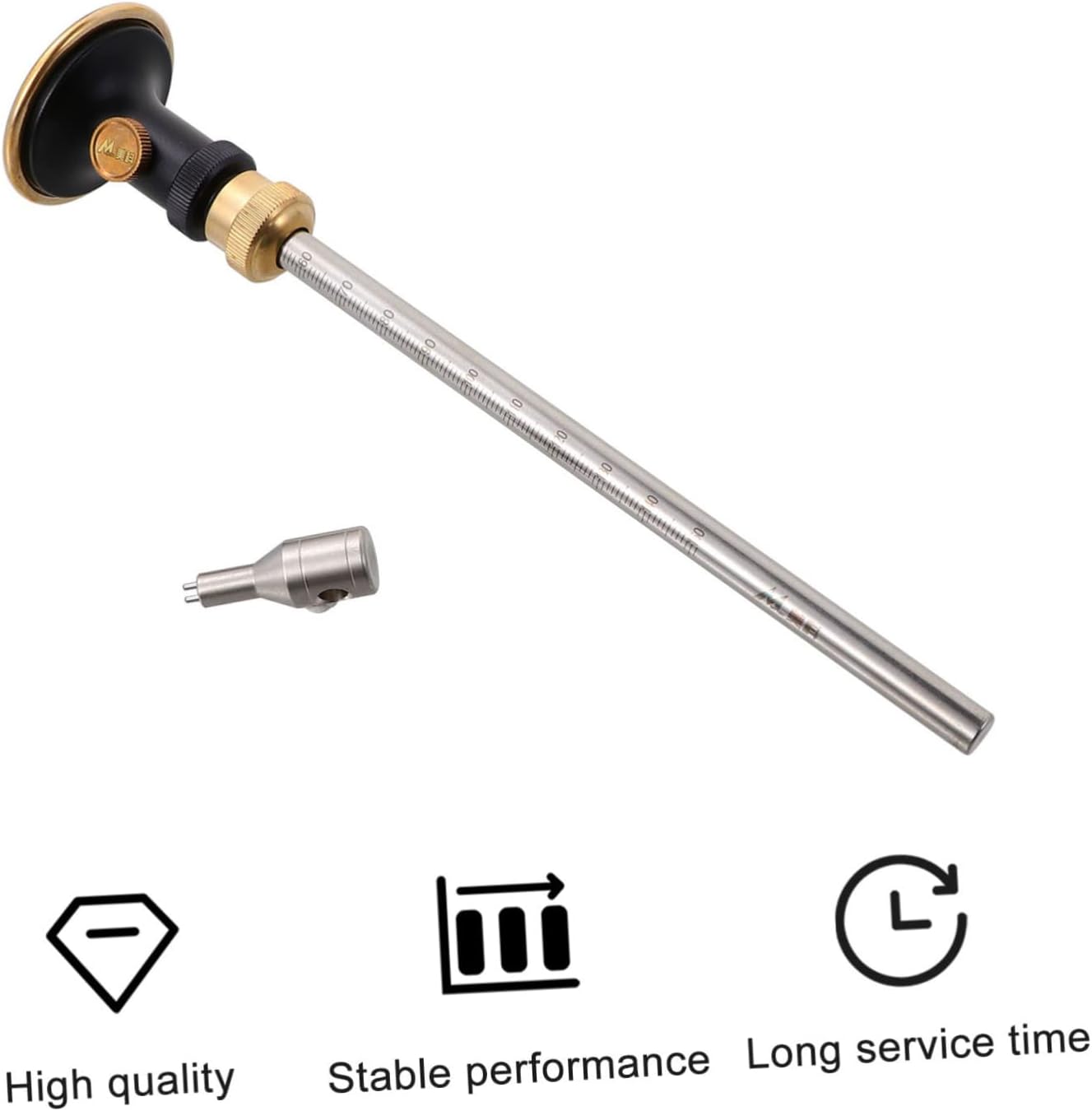 UPKOCH Durable Wood Marking Tool with Precision Scribing Wheel and Anti Design for Woodworking Projects Metric and Imperial Measurements