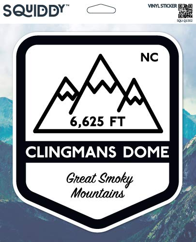 Squiddy Clingmans Dome - Vinyl Sticker - Large Size (11