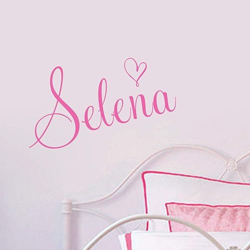 Miniatura 7 de Colorida calcomanía de vinilo personalizada con nombre para la habitación del bebé, calcomanías personalizadas, papel tapiz para decoración de