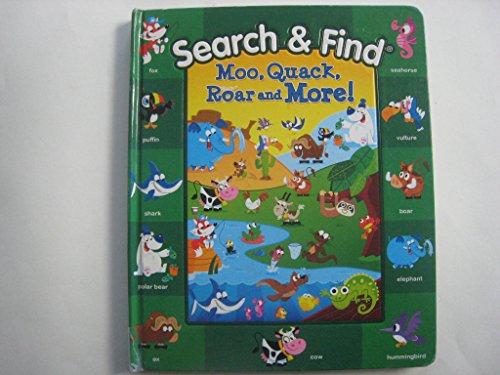 Search & Find: Moo, Quack, Roar and More! 1588655792 Book Cover