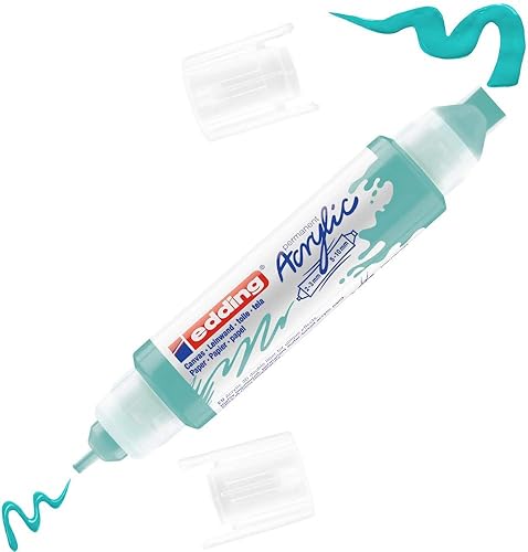 Vista 30 de Edding 5400 Rotulador acrílico de doble punta - Telemagenta 909 Pluma 23: 1 - Telemagenta mate