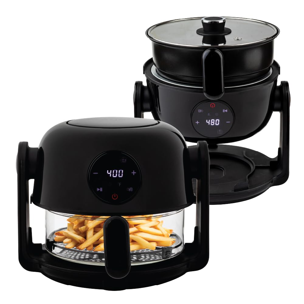 aria‼️テレビ Amazon.com: Aria Air Fryer, Non-Stick Ceramic Build, Dishwasher