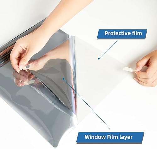 Miniatura 6 de Película de privacidad unidireccional para ventana, material PET de alta calidad, control de calor reflectante diurno, adhesivo anti UV para puerta,