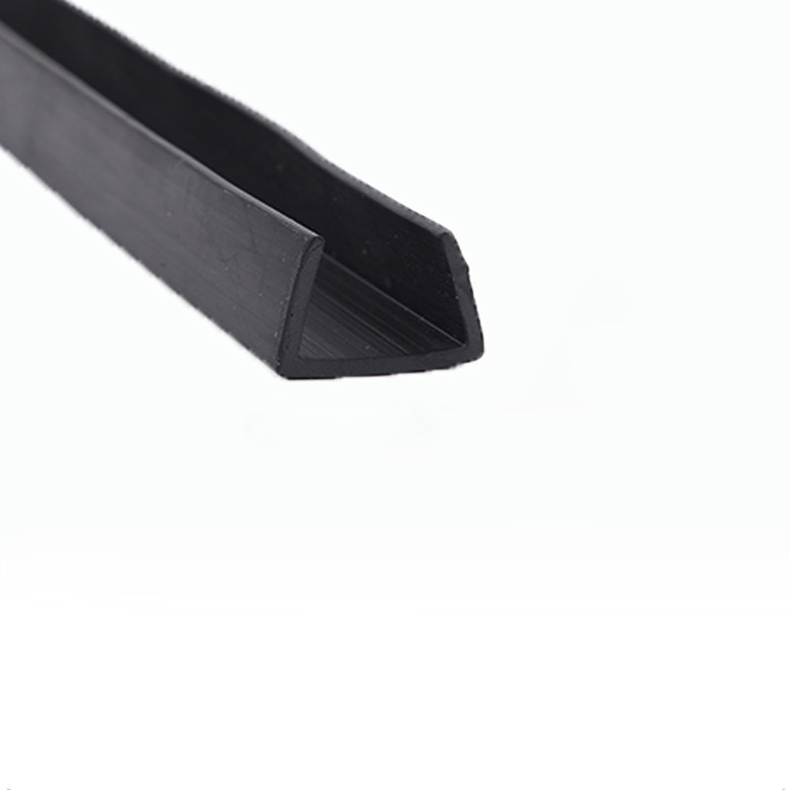 U Shape Rubber U Channel Rubber Edge Trim Flat Bottom 3.28Ft Black Weather Stripping Automotive Rubber Insulation Trim Edge Sealing Strip, Covering Sharp Edges, Width x Height,17mm x 15mm (Size : 20m