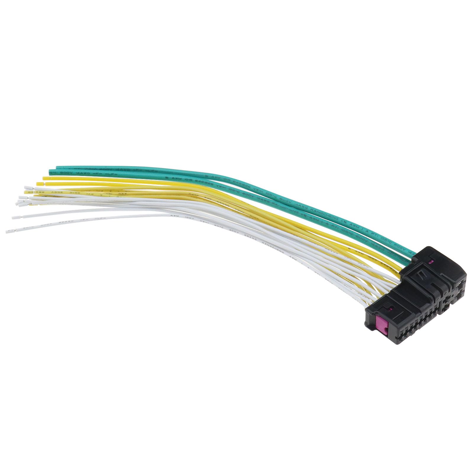 OTOTEC Conector de reparación de puerta de coche de 20 pines, arnés de cableado, empalmes de conector de puerta de telar, cable de 20 cm, compatible con piezas de vehículos A2 A3 A4 A6 TT