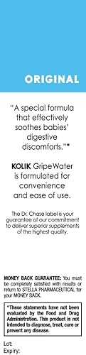 Miniatura 8 de KOLIK Original Gripe Water - Alivio de cólicos para bebés con aceite de jengibre y eneldo, agua de agarre para bebés y bebés, alivio de gases para