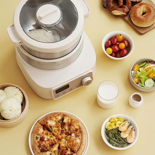 Automatic 5L Dough Mixer & Kneading Machine for Home Use - Electric Dough Hook, 15-Minute Fast Kneading, Compact Design - Perfect for Home Bakers (Green) - Image 6
