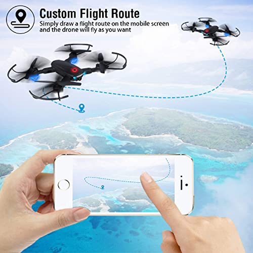Drones For Kids, Drones With Camera 720P Hd Fpv, Drone For Beginners With Gesture Photography, App Control (2 Batteries) #TOP2