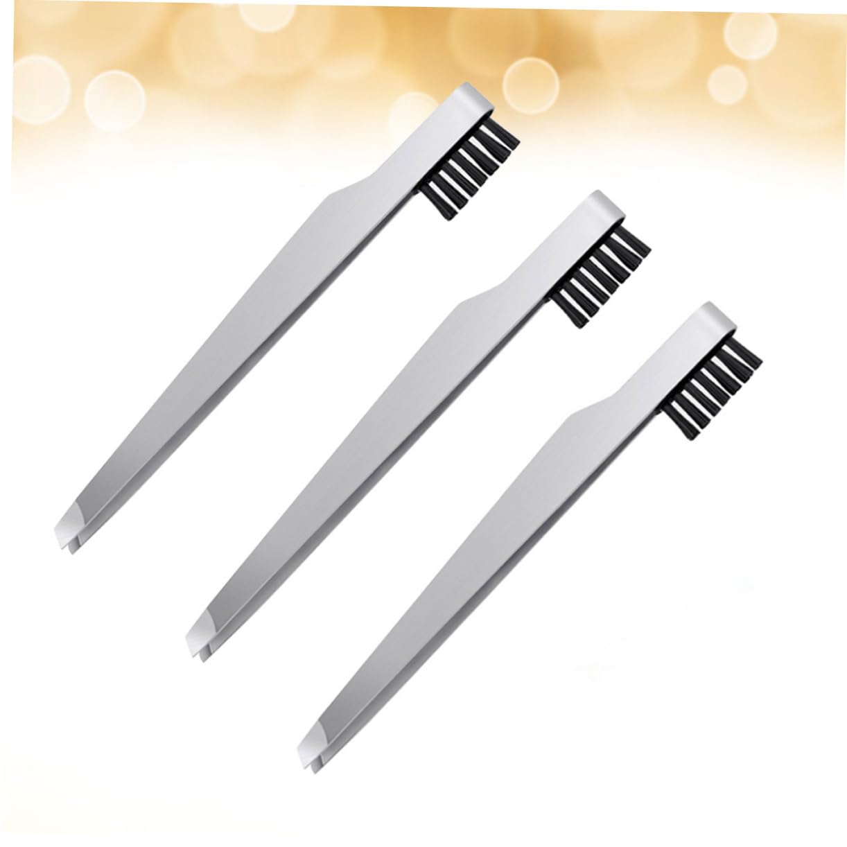 CALLARON Stylish Eyebrow Clip 3pcs Stainless Steel Tweezers Eyebrow Clippers for Women Makeup Tool
