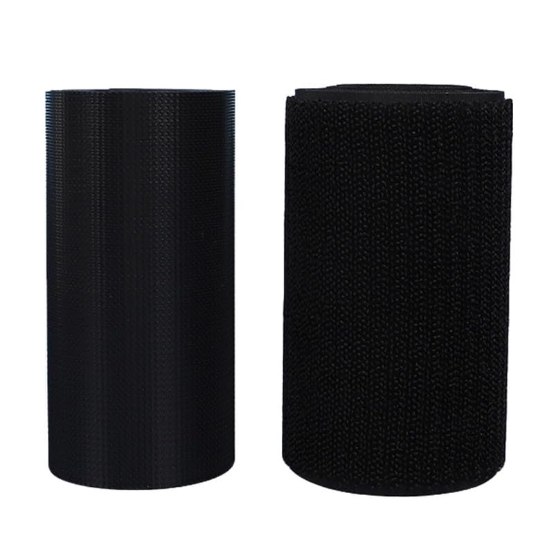 Globellapro 10CM*1M Sew On Hook and Loop Tape Black Fastening Nylon Fabric Tape Hook and Loop Strip Tapes For Clothes,Shoes,Bag