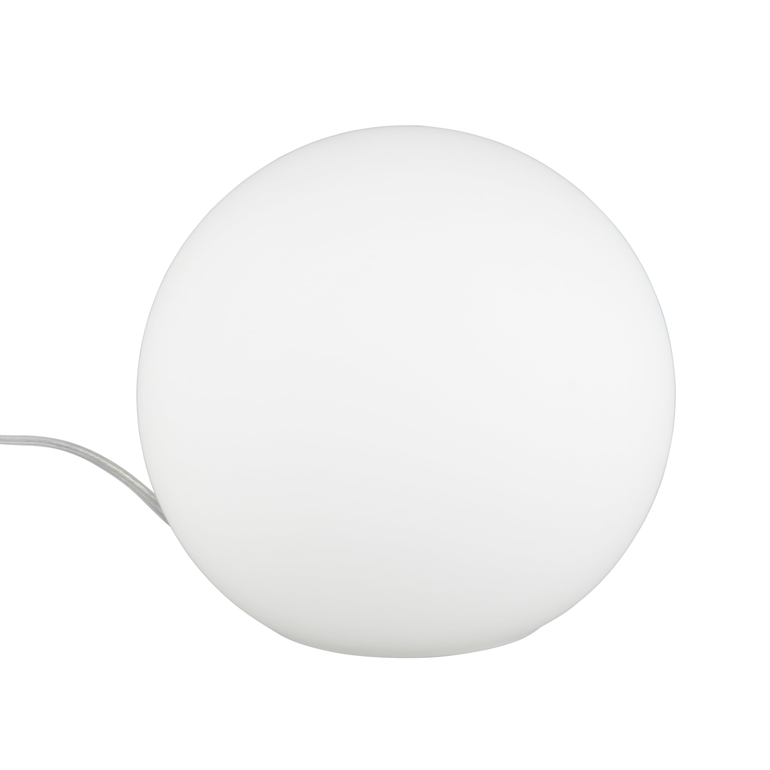 Trio Lighting Pingpong Lampada Sfera Vetro Bianca D.20cm 1 Luce Attacco E27