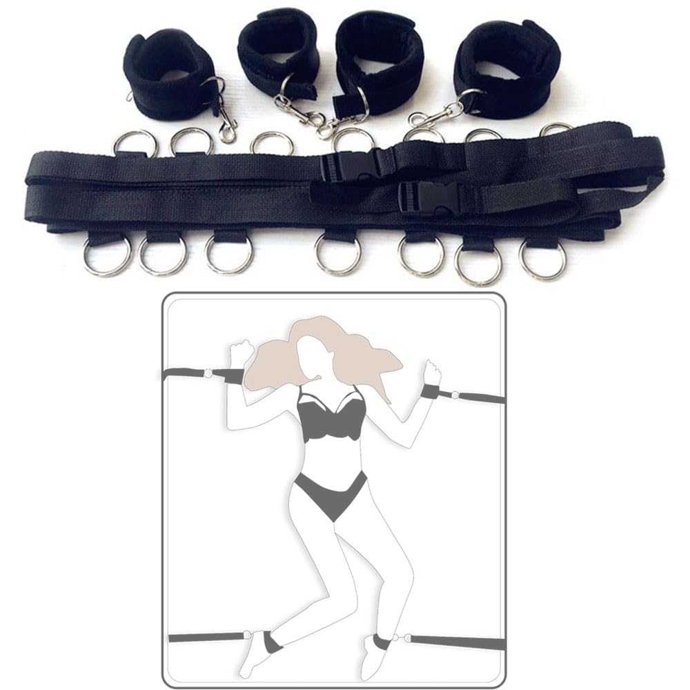Kit/juego de cama con correas de nailon, accesorio especial para él o ella