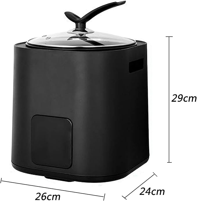 Olla Eléctrica Automática para Perlas 1300W, 9L, Negro miniatura 2