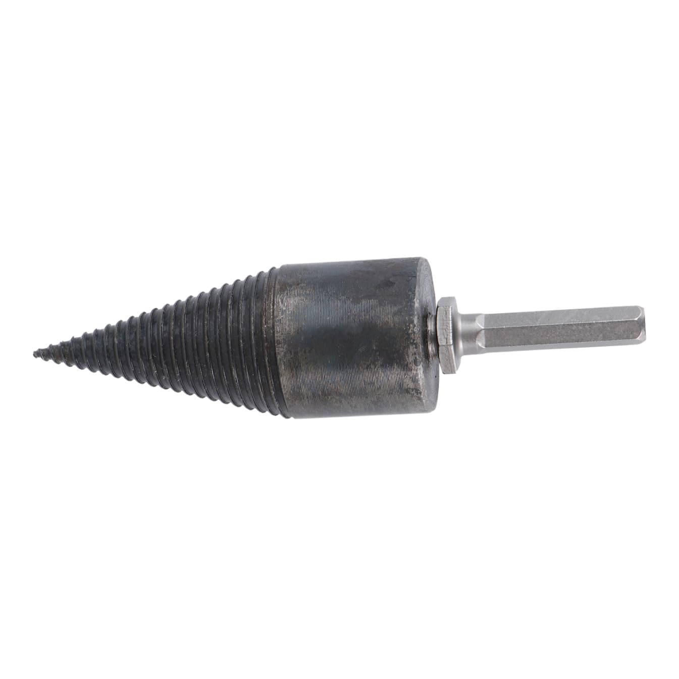 Wood Drill Cone Safe Wood Breaker Tool High Drill Bit Screw Cone Driver Hand Driver Screw Splitting Bit Heavy Duty Bit Log to Rotate Household Crusher